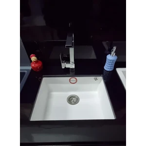Granit Eviye-Beyaz Renk - 54X44 Tek Gözlü Mutfak Eviyesi