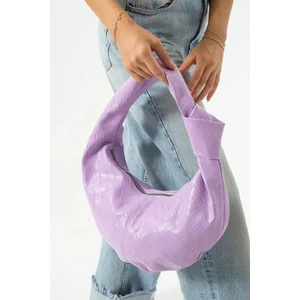 Dez Store Kemer Detaylı Rugan Retro Bordo Çanta