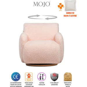 Mango Twist Dönen Ayaklı Çocuk Koltuğu Pembe