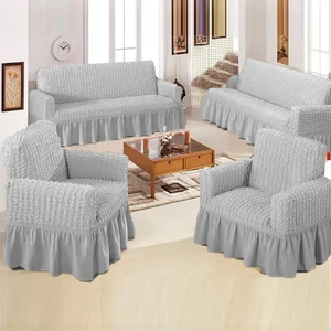 Bürümcük Koltuk ,kanepe , Çekyat Örtüsü, Lastikli Koltuk Kılıfı 3311TAKIM