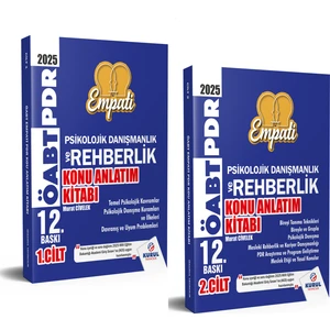 Kurul Yayıncılık 2025 ÖABT Empati Rehberlik (PDR) Konu Anlatımlı Modüler Set Murat Civelek