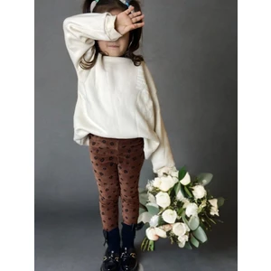 Bobsi Co Kız Çocuk Kadife Fitilli Tayt