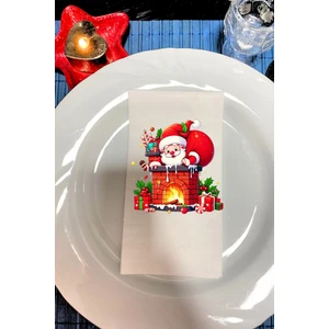 Lion Baskı ve Organizasyon Yılbaşı Baskılı Sunum Peçete 20 Adet