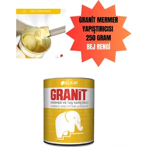 Elkay Granit Mermer Yapıştırıcı 250 Gram Bej
