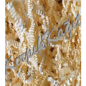 KırpıkKağıt, KREM 60 Gr. Zigzag Kırpıntı Kağıt / Kırpık Kağıt Kutu İçi Dolgu Malzemesi