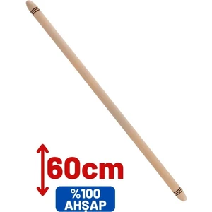 Ahşap Oklava Büyük Boy 60 cm