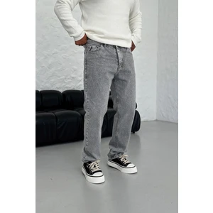 Oray Store  Asit Gri Baggy Pantolon