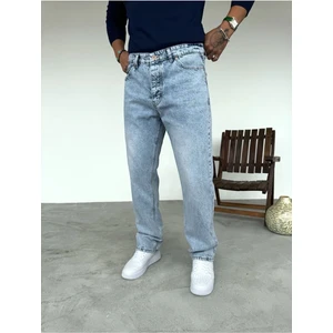 Oray Store  Buz Mavi Baggy Pantolon
