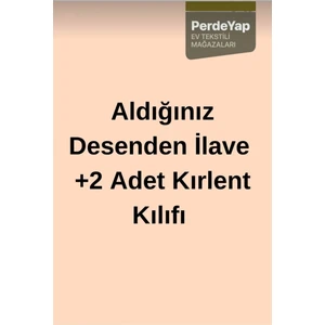Perdeyap 2'li Dekoratif Kırlent Kılıfı Aldığınız Desene Ilave