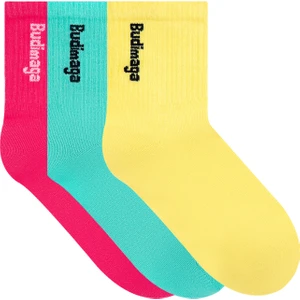 3'lü Paket- Kadın Basic Tenis Spor Soket Çorap