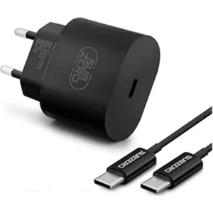 SG47 25 Watt Pd Type-C To Type-C Siyah Şarj Aleti