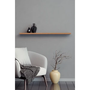 80 Cm Safir Meşe Mdf Uçan Duvar Rafı Gizli Bağlantı Kitaplık