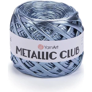 Metallıc Club - Örgü ipi 8117-KURŞUNİ Mavi