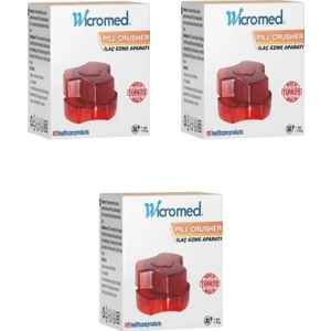 Ilaç Ezme Aparatı 3 Adet