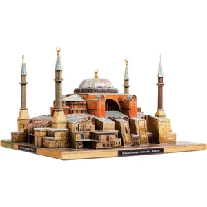 Ayasofya Camii 3D Karton Puzzle Yapboz