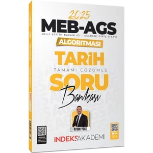 İndeks Akademi Yayıncılık 2025 Meb Ags Algoritması Tarih Soru Bankası