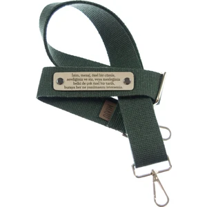 Koyu Yeşil Renk, Kişiye Özel Müzik Öğretmenleri İçin Kullanışlı Çanta Askısı Tasarımı, 160 Cm