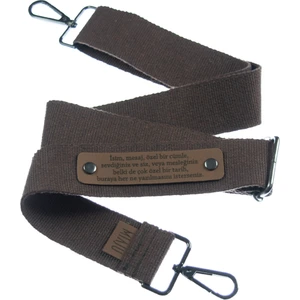 Koyu Kahve Renk, Moda Tutkunu İçin Kişiselleştirilebilir 180 Cm Çapraz Çanta Askısı, Tasarım Hediye