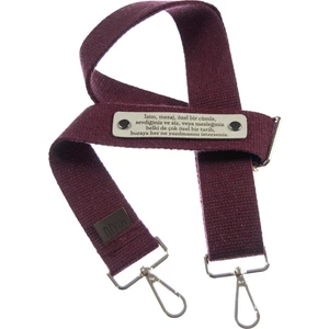 Bordo Renk, Arkadaşının İsmine Özel  Hediyelik Çapraz Çanta Omuz Askısı, 160 Cm Tasarım Hediye