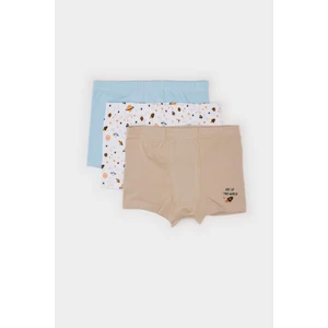 Defacto Erkek Çocuk Uzay Baskılı 3'Lü Boxer E1566A824Au