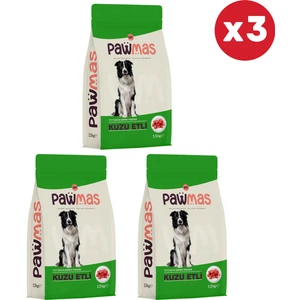 Kuzu Etli Yetişkin Köpek Maması 1,5 kg x 3 Adet