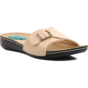 Ayakmod Bej Kadın Terlik