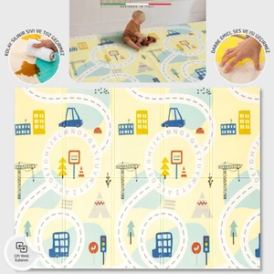 Monti Road Katlanabilir Oyun Matı Oyun Halısı 180X200X1 cm XFD213 Monti Road