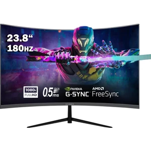 XR-238CF 23.8" 180Hz 0.5ms Va Panel Freesync, G-Sync Destekli Rgb (1500R) Curved Gaming Monitör