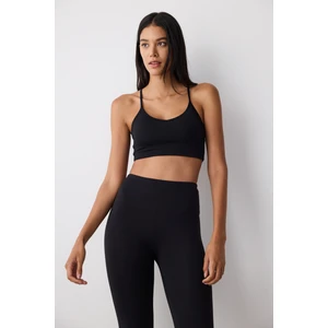 Siyah Hafif Destek New Light Spor Sütyeni
