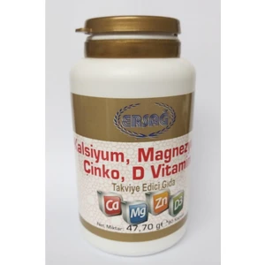 Kalsiyum Magnezyum Çinko D Vitamini Içeren Gıda Takviyesi