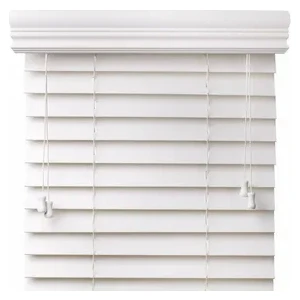 Gülsem Dekor  50 mm Ahşap Görünümlü Jaluzi Beyaz