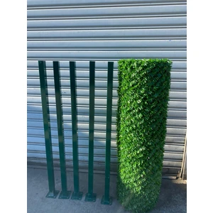 Msy Fence Çim Çit 150 cm x 10 mt +5 Adet Çit Direği ( Aksesuarlar Dahil ) Bahce Teli Avantaj Paketi