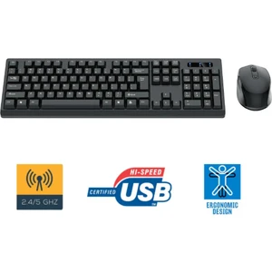 Kare Zarif Dizayn 104 Tuş 2.4ghz Kablosuz Türkçe Q Klavye Mouse Seti