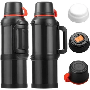 Paslanmaz Çelik 4 Litre Termos 48 Saat Sıcak 72 Saat Soğuk Kamp Piknik Seyahat