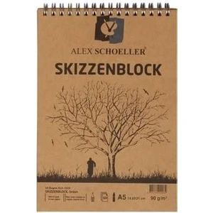 Alex Schoeller Kraft Spiralli Eskiz Blok 90gr A5 60 Yaprak