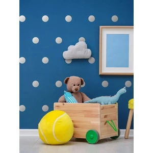 Gümüş Renk 5X5CM 40 Adet Puantiye Sticker