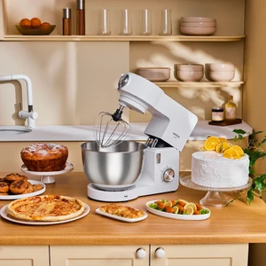 Multichef Ultra 2000W 7 Litre Stand Mikser Porcelain White (Kıyma Çekme/sucuk-Sosis/içli Köfte Aparatlı)