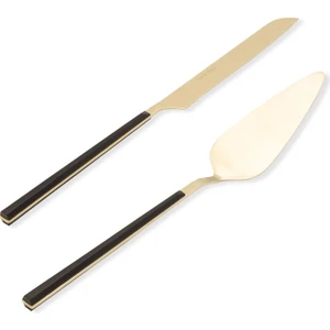 The Mia Bianco Pasta Servis Takımı Gold 2 Parça CKB0252