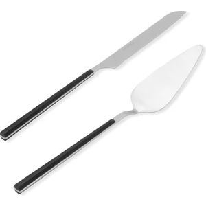 The Mia Bianco Pasta Servis Takımı Gümüş 2 Parça CKB0251