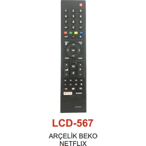 Kl Arçelık-Beko Netflıx+Pıp Tuslu Lcd*Led Tv Kumandası