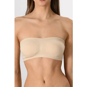 Miss Fit Kadın Straplez Pedli Örme Seamless Dikişsiz Basic Kadın Büstiyer