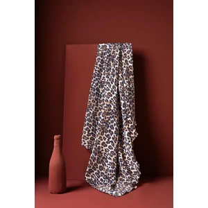 Kadın Leoparlı Bürümcük Eşarp