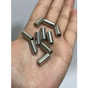 Kordon Zamak Bağ Ucu 7mm Gri 10 Adet