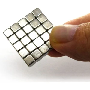 Dünya Magnet 10 Adet 5X5X5 mm Küp Neodyum Mıknatıs Güçlü Magnet
