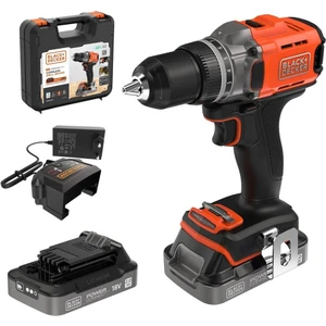 Black & Decker BCD382D2XK Çift Akülü Delme Vidalama 18V 2.0AH