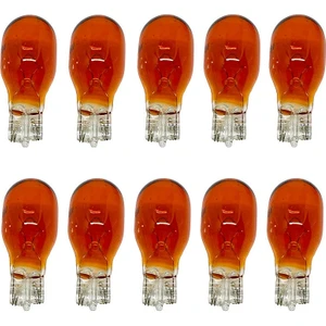 10 Adet 12V T15 WY16W Dipsiz Standart Ampul Turuncu