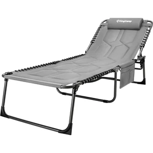 Kingcamp Bavaria Cozy Premium 5 Kademeli Katlanır Şezlong Grey