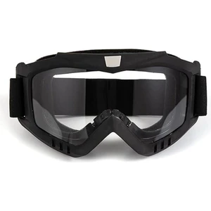 Motosiklet Motocross Gözlük Lastikli Toz Rüzgar Geçirmez Hava Valfli Siyah Kross Mod Motor Gözlüğü