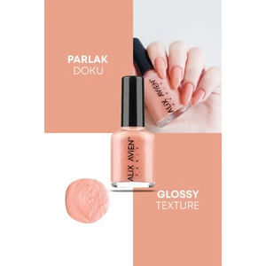 Alix Avien Şeftali Rengi Oje 77 - Yüksek Pigmentli Uzun Süreli Kalıcılık Hızlı Kuruma - Nail Lacquer 77