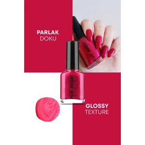 Alix Avien Sedefli Pembe Oje 105 - Yüksek Pigmentli Uzun Süreli Kalıcılık Hızlı Kuruma - Nail Lacquer 105